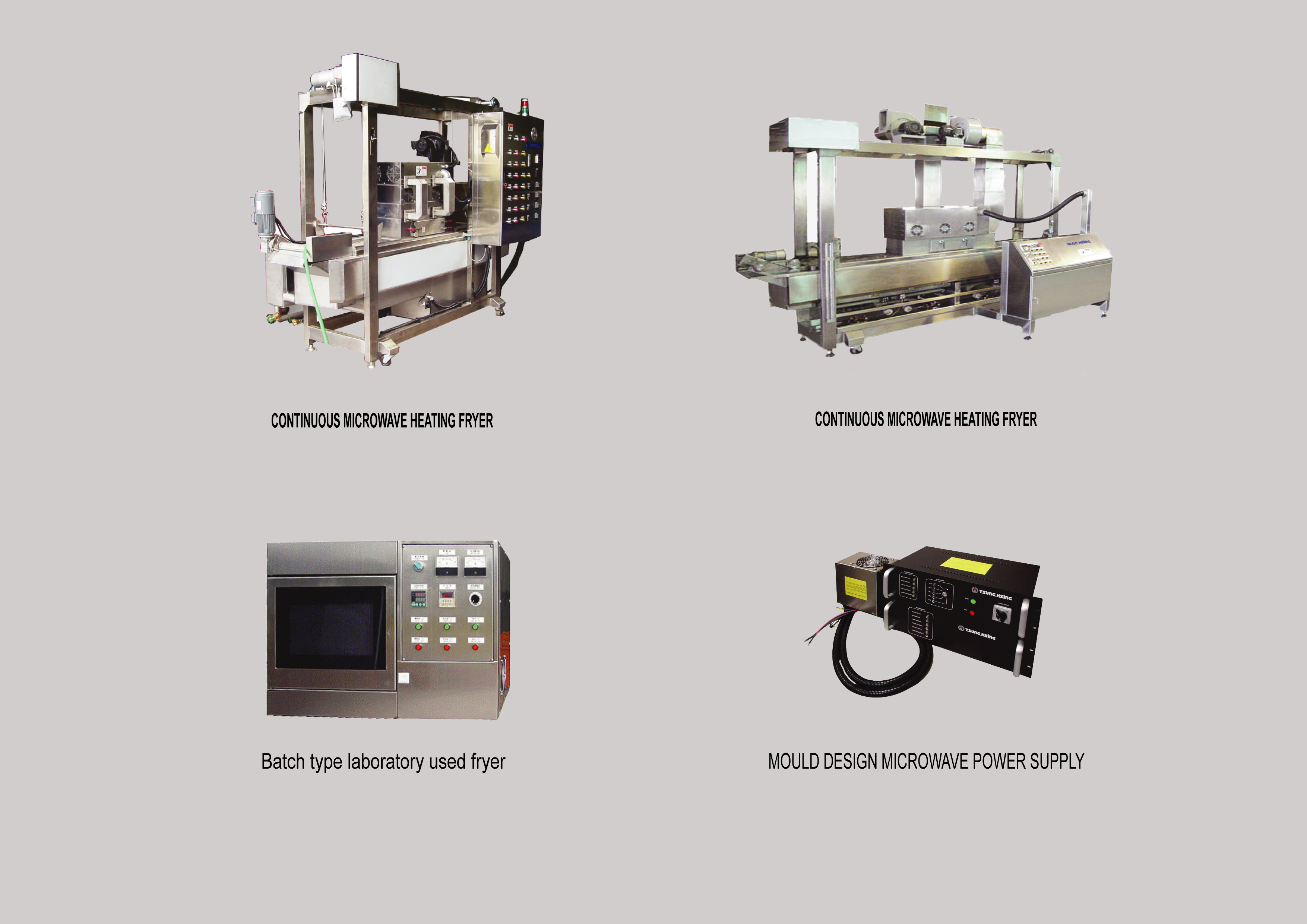 Continuous Microwave Hybrid Fryer Food Processing Equipment Supplier TSHS
