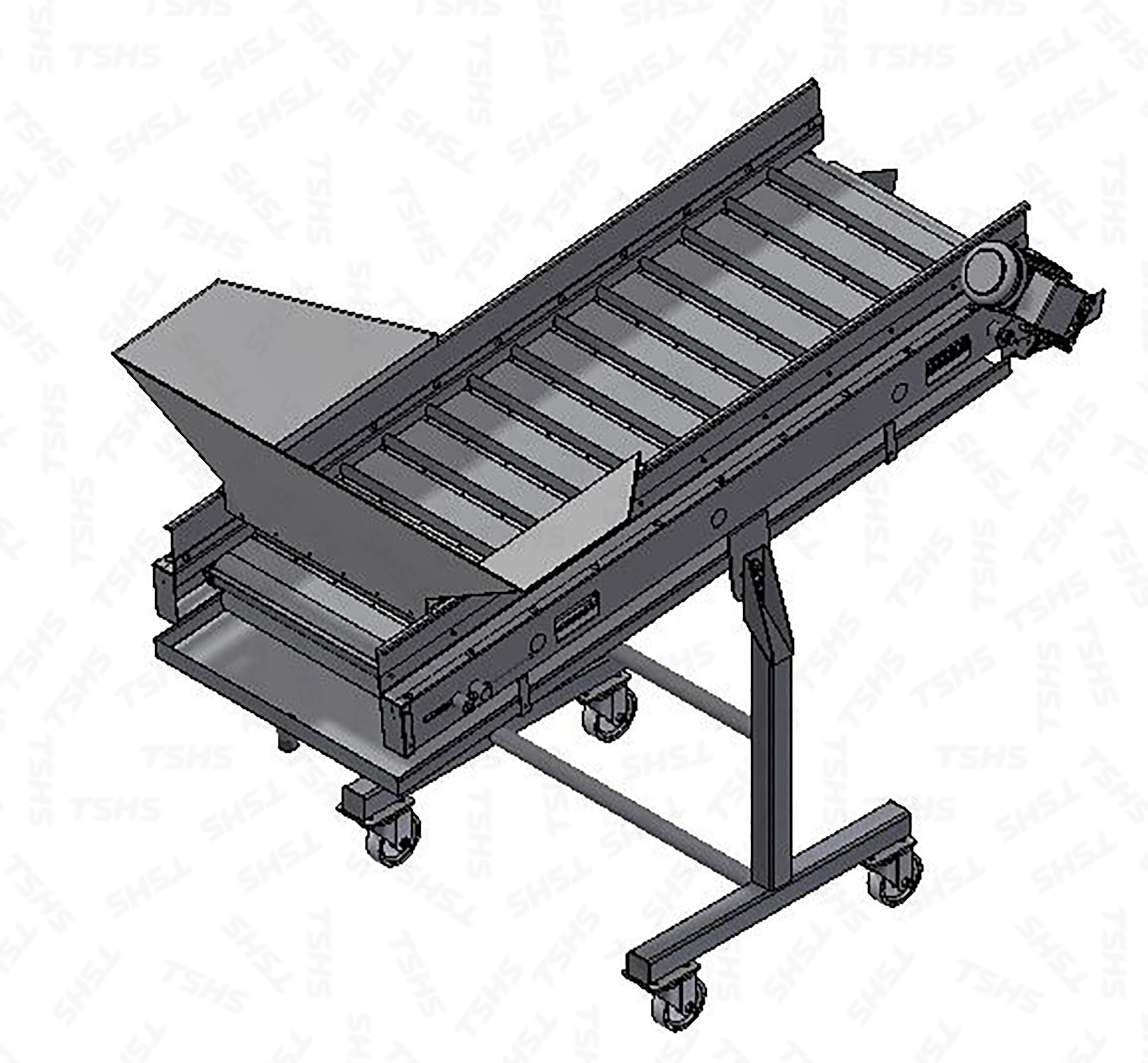 洋芋片生產線-進出料輸送帶
