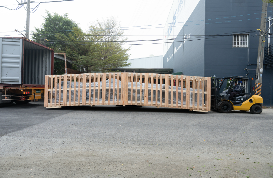 কনজ্যাক রাইসের জন্য হট এয়ার রোটারি ড্রাম ড্রাইং যন্ত্রপাতির শিপমেন্ট