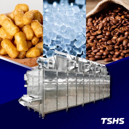 Attrezzature per essiccatori industriali - Essiccatore industriale a nastro continuo